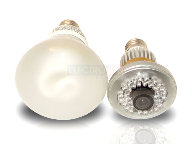 Light fixture hot sale spy camera